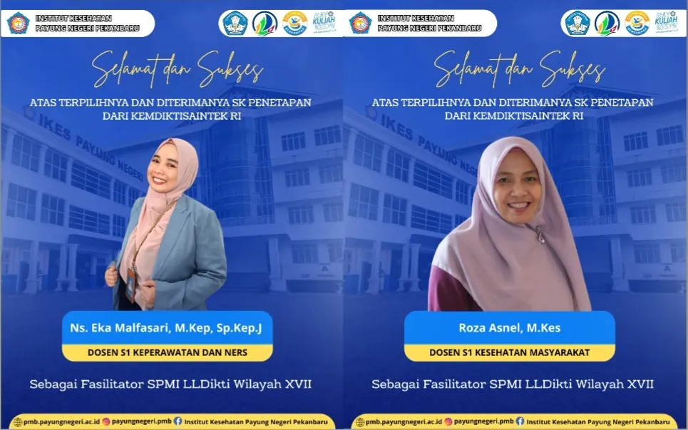 Resmi Diangkat, Dua Orang Dosen Ikes Payung Negeri Pekanbaru Menjadi Fasilitator SPMI LLDikti Wilayah XVII
